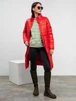 Пальто "Слим" красный