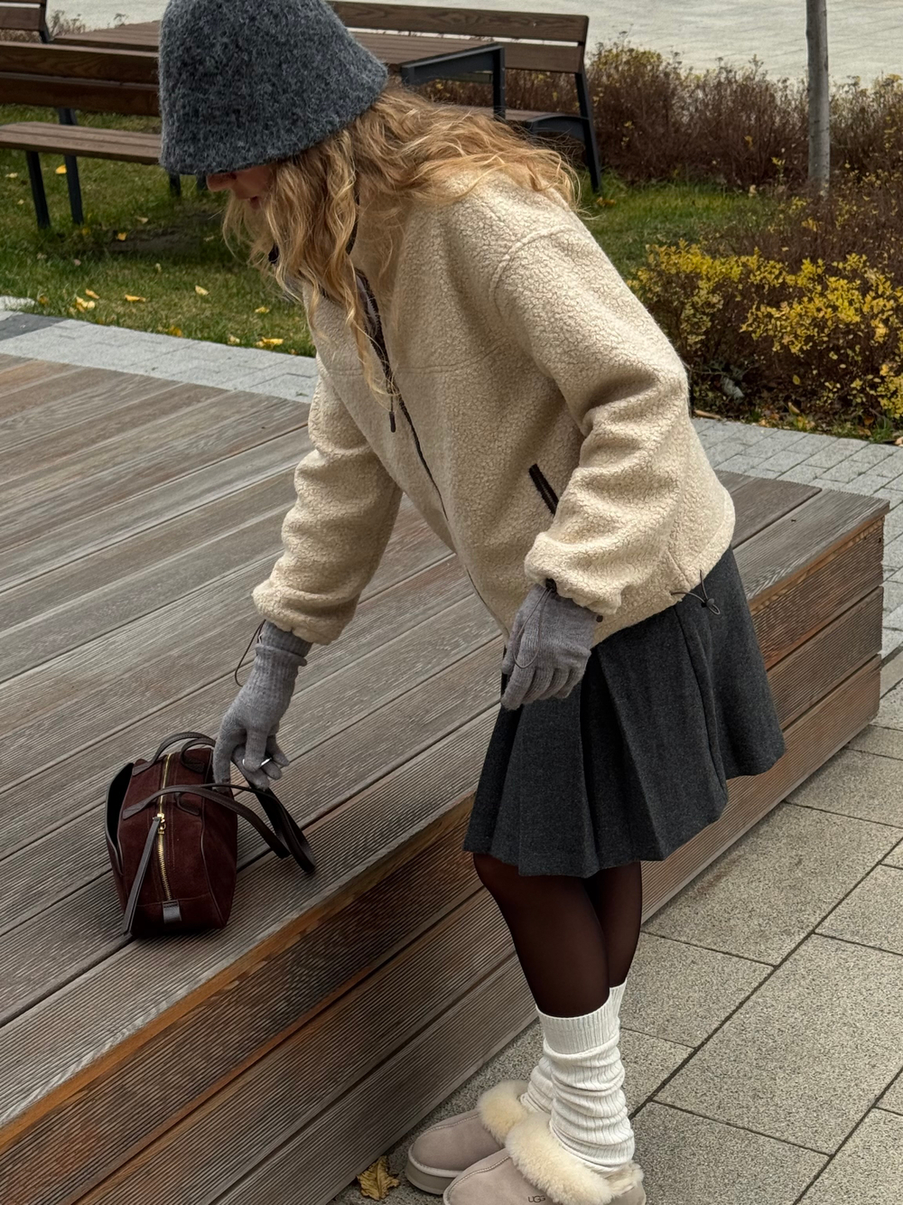 Флиска Тэдди бежевый