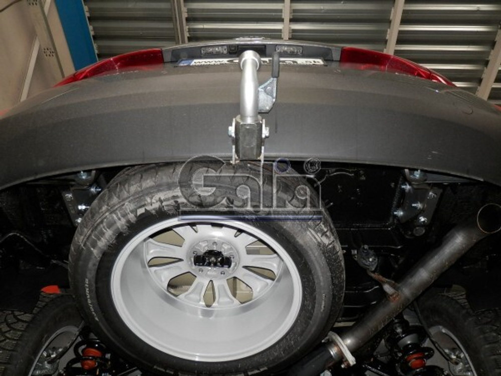 Фаркоп оцинкованный Galia H091A для Hyundai Santa Fe 2012-2018, Kia Sorento 2012-2015, 2015-(паспорт и сертификат в комплекте)(без электрики)