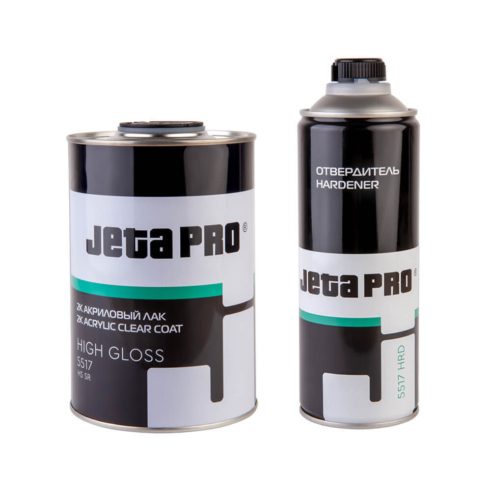 JETA PRO Лак акриловый HIGH GLOSS SR HS 2:1 (комплект 1,0л+0,5л)