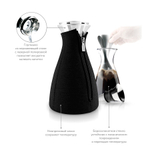 Кофейник cafe solo в неопреновом текстурном чехле, 1 л, черный