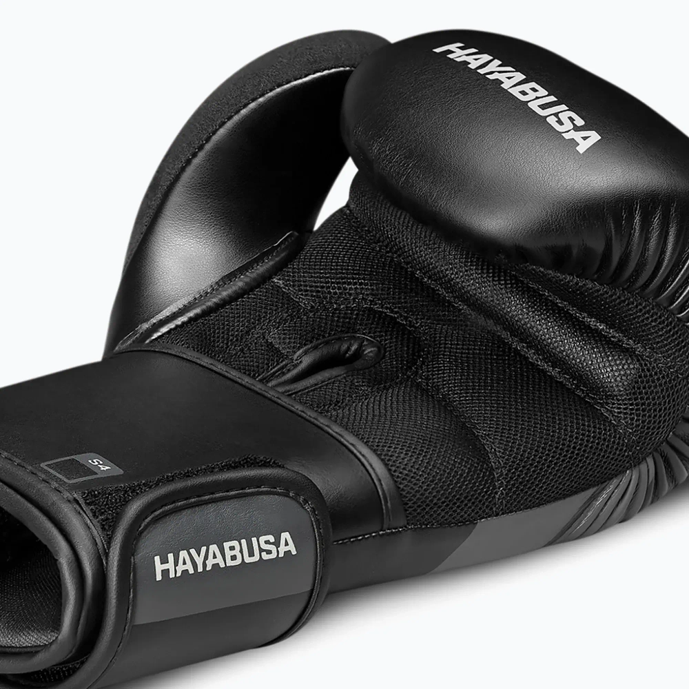 Боксёрские перчатки Hayabusa S4 чёрные