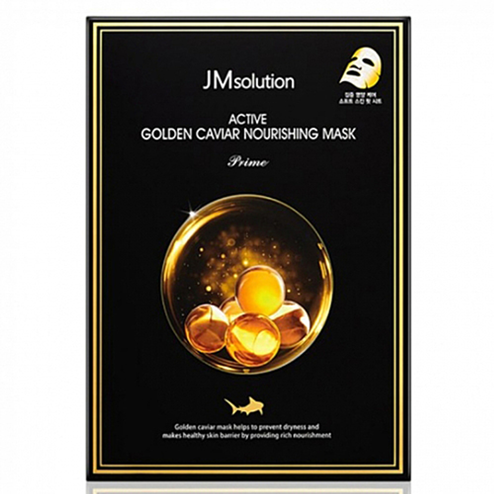 JMsolution Маска ультратонкая с золотом и икрой, 30 мл