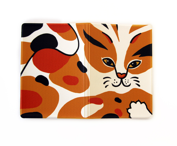 Обложка для паспорта "Мяу"