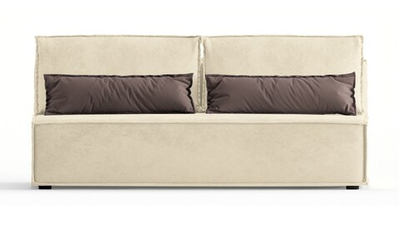 Диван Лофт Vivaldi 03 195*91*80 см, Бежевый Велюр Еврокнижка Фиеста