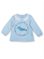 лонгслив ясельный для девочки хлопок