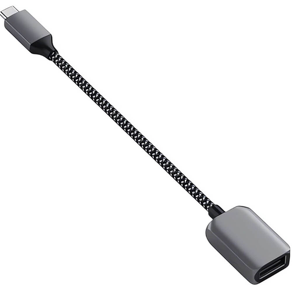 Переходник Satechi USB Type-C - USB 3.0 0.1 м (ST-UCATCM) серый космос