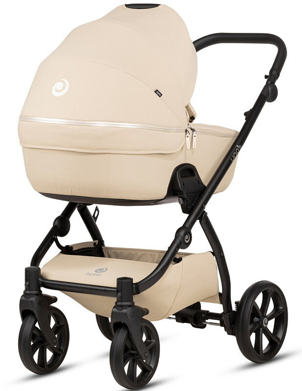Детская коляска Tutis Uno 5 Plus Unico 3 в 1 с автокреслом Elo Lux EduSky Black 1402151 Latte