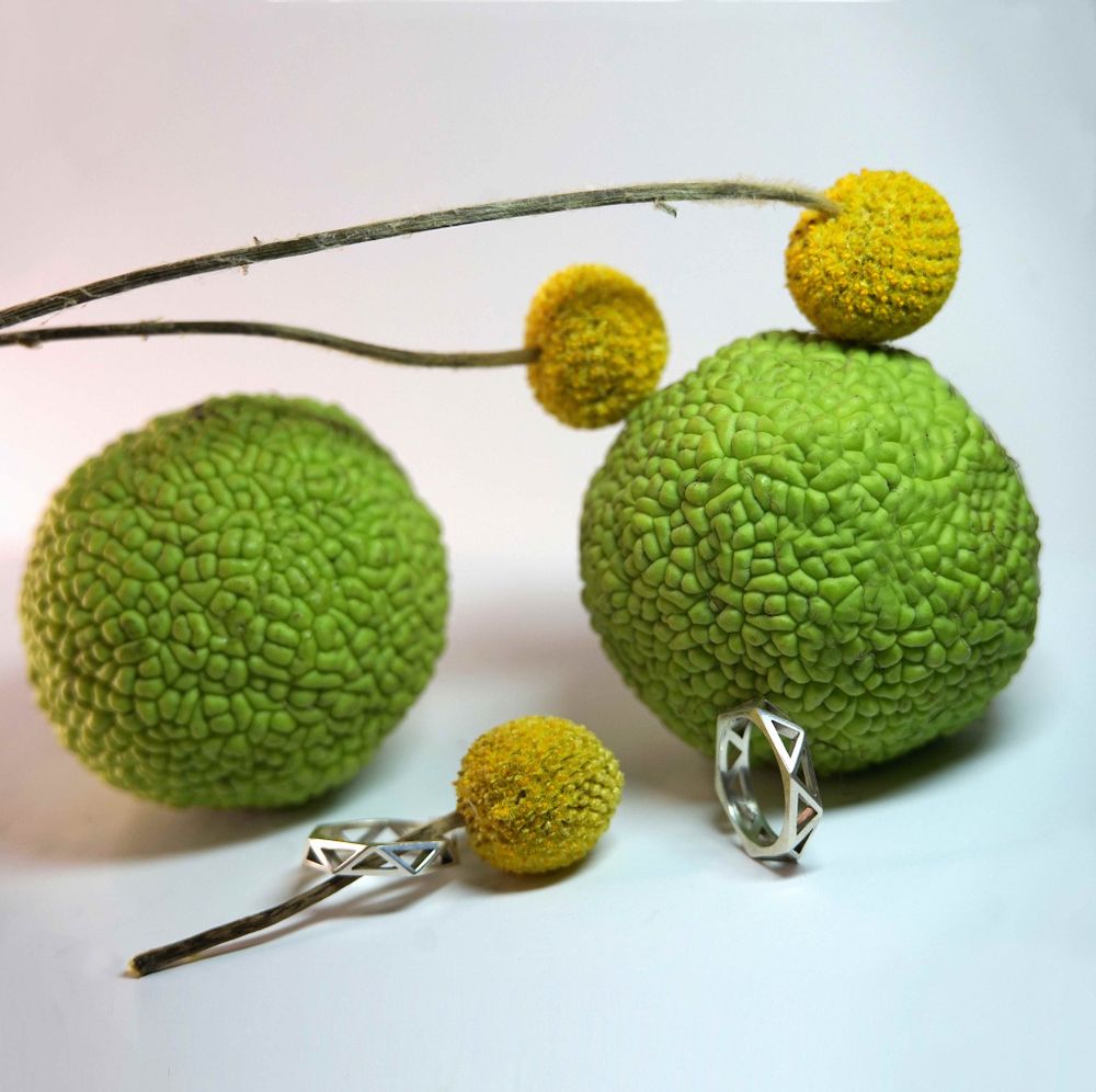 Кольцо Moon River Геометрия R005