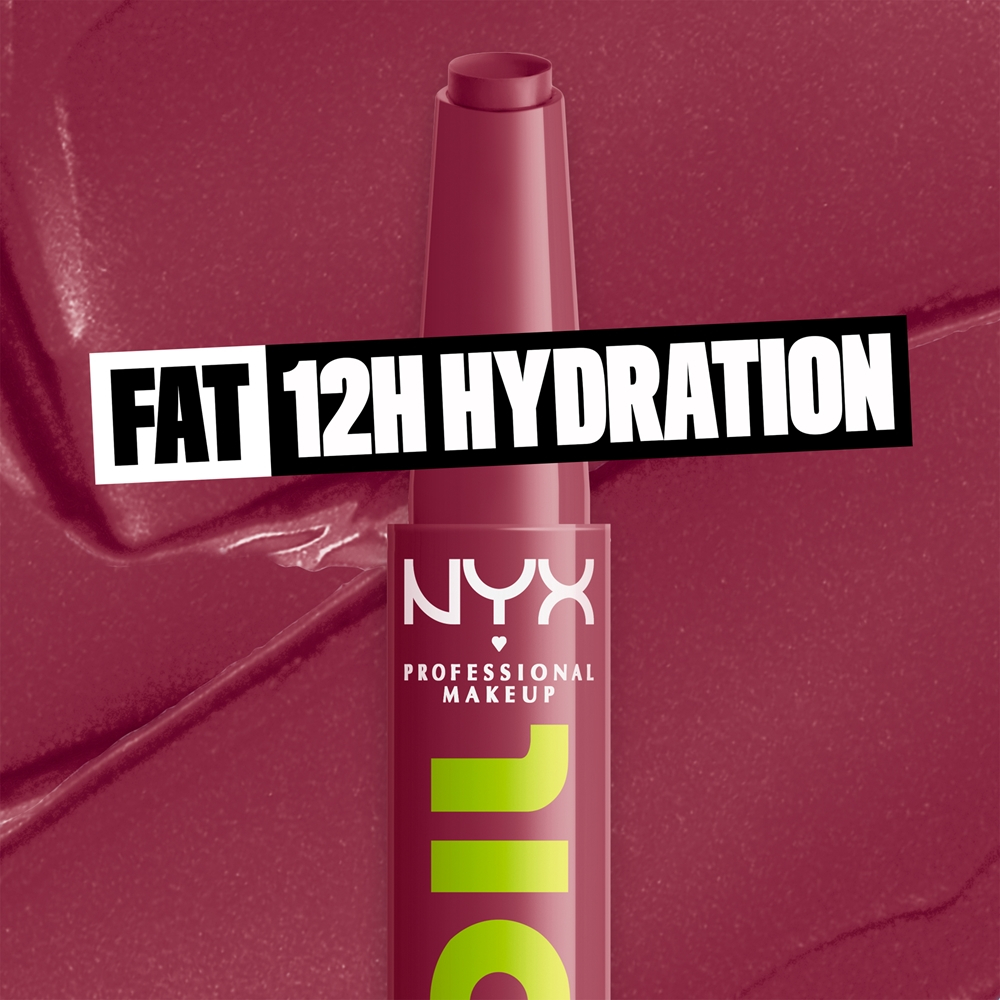 NYX Professional Makeup Fat Oil Slick Click - Тонирующий бальзам для губ оттенок In The Drafts, 2 g