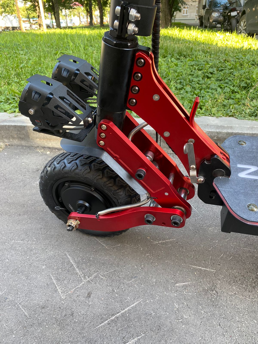 Электросамокат ZAXBOARD Hunter V5 MOTO AQUA TEM-245