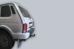 Фаркоп с унив. электрикой Smart (разборное, со съемным шаром для 2121 URBAN с газовым оборудованием ( 2014-) арт.T-VAZ-45A