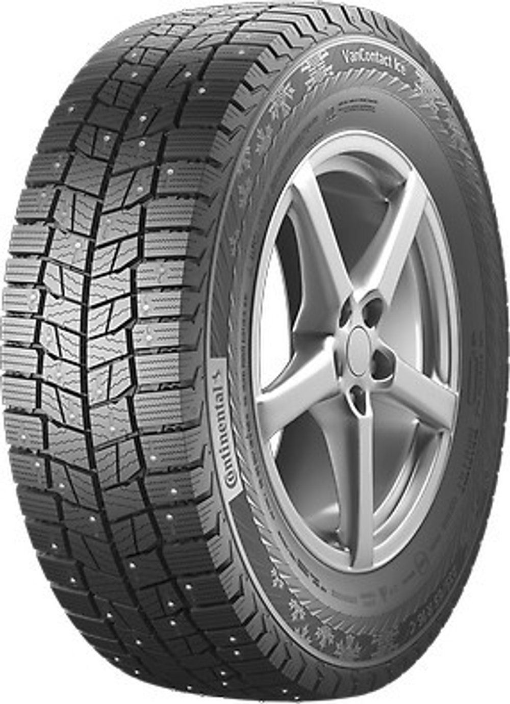 Легкогрузовая шина CONTINENTAL VanContact Ice 225/55R17C 109/107T 8PR SD шип