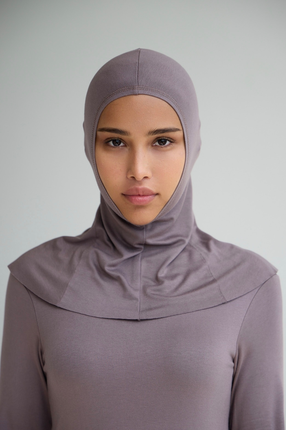 Балаклава утонченная со швом мокко