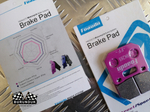 FOAODN ТОРМОЗНЫЕ КОЛОДКИ к двупоршневым суппортам типа RPM/BREMBO DIO AF / ZX