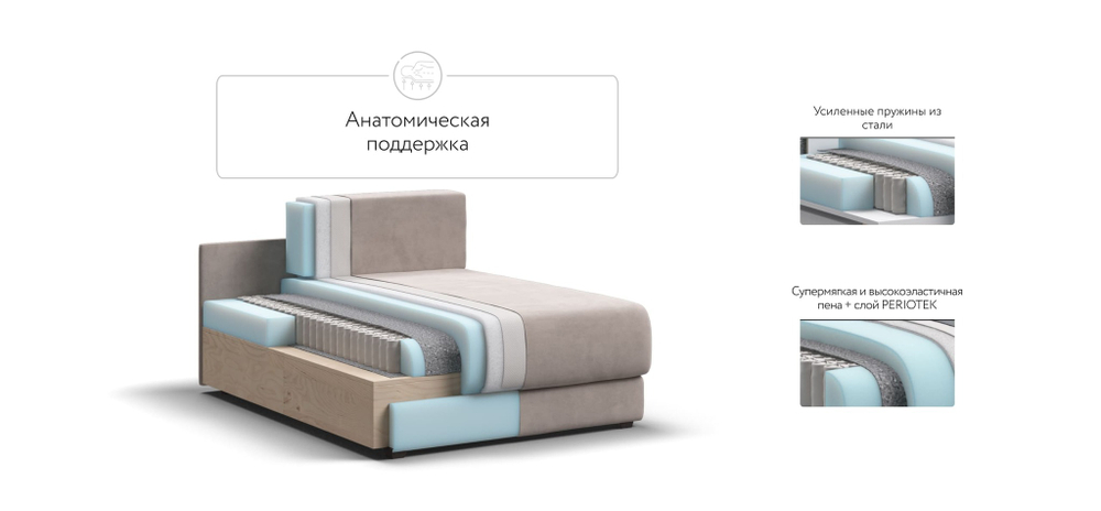 Оттоманка РИЧМОНД MODOOL Велюр Monolit латте