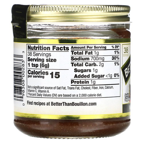 Better Than Bouillon, Organic Roasted Beef Base, 8 oz (227 g)