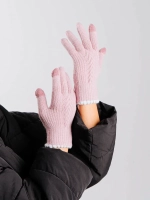 Перчатки теплые вязаные