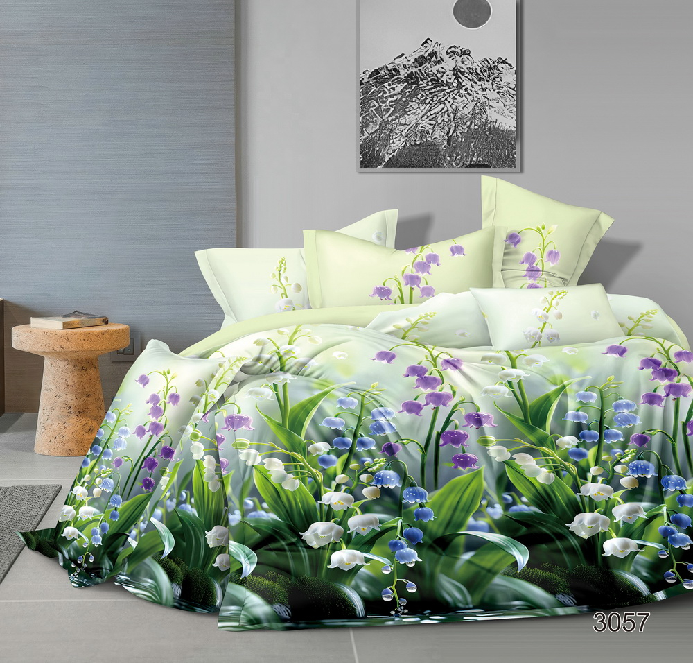 КПБ 2 сп с простыней на рез. 140х200 БЯЗЬ "БР15"