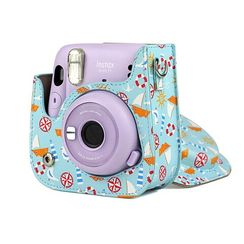 İnstax fotoaparat üzlüyü \ Instant Camera Case Mini 8, 9, 11  Sea 2