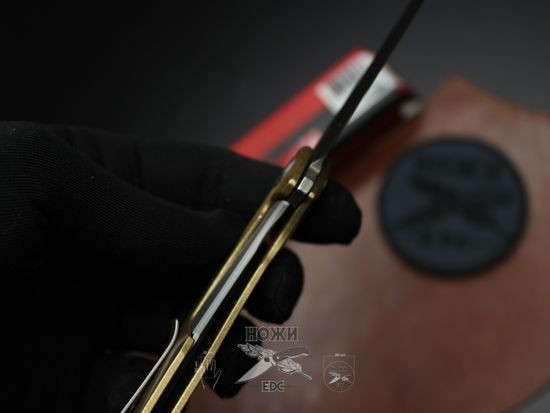 Складной нож KERSHAW Tumbler 4038BRZ c клинком из стали D2, рукоять Бронзовый сплав