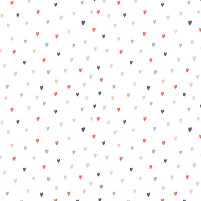 сердечки. розовый, голубой.