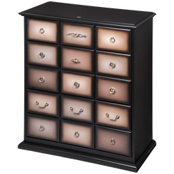 Тумба Пандора 3 Орех Оберджин Шоколад