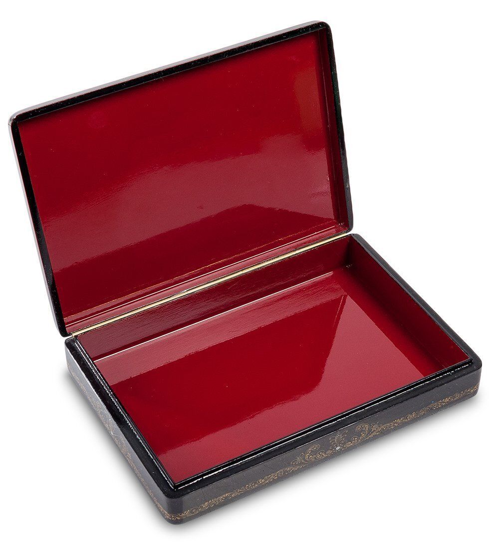 Народные промыслы ШК-30/ 54 Шкатулка «Из-за острова на стрежень..» худ. Романова Е.