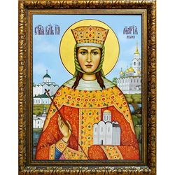 Мария Ясыня, Великая княгиня Владимирская. Икона на холсте.