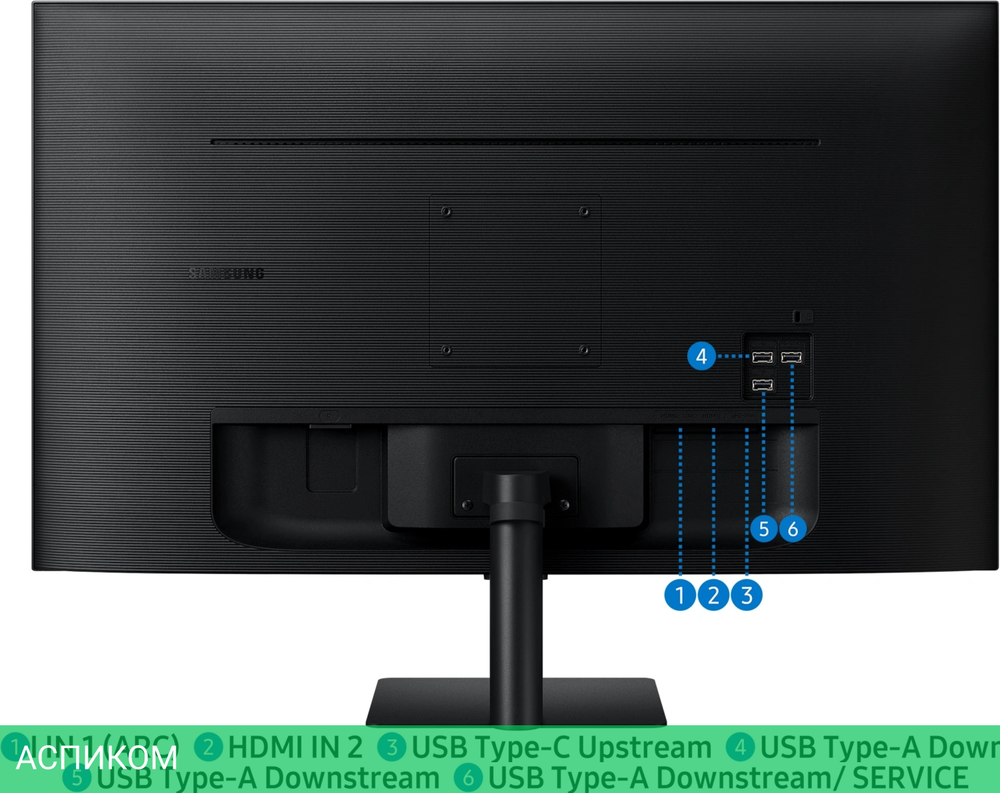 Монитор Samsung 32" S32FM702UIXCI