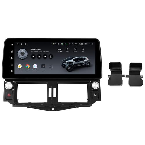 Магнитола для Toyota Land Cruiser Prado 150 2009-2013 (поддержка JBL) - Teyes LUX ONE монитор 12.3" 2K QLED на Android 10, Быстрая, CarPlay, 4G SIM-слот