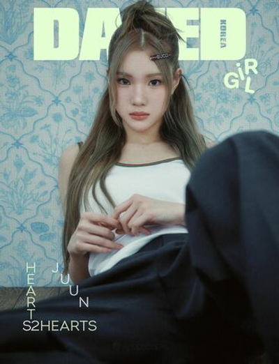 публикация DAZED & CONFUSED - 2025 GIRL Edition Hearts2Hearts JUUN F Type