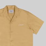  Рубашка мужская Carhartt WIP Delray артикул:I031465_bourbon_wax - купить в магазине Дайс