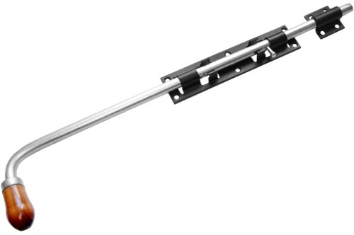 Засов гаражный Домарт ЗГ-600 мод.2 черный d-16мм / 9349