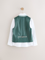 Комплект из трех предметов для мальчика Next E58-954, Белый, Зеленый