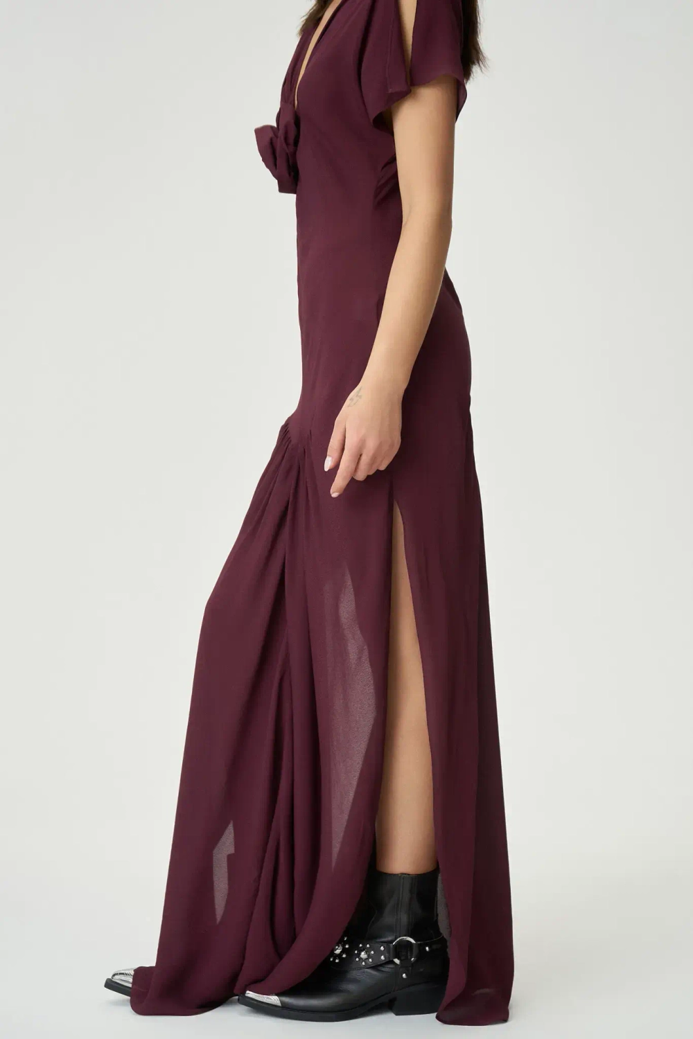 Платье Во имя Розы винное