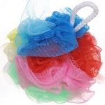 Мочалка для тела полипропиленовая «Шар - Радуга», 60грамм, d-11см