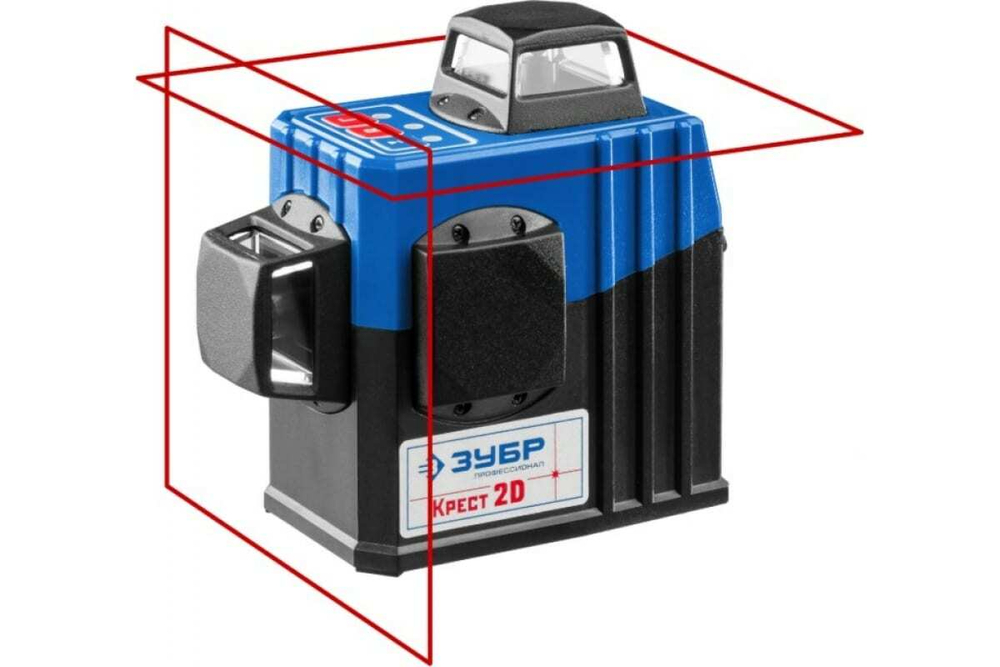 Линейный лазерный нивелир ЗУБР Крест-2D 34907-2