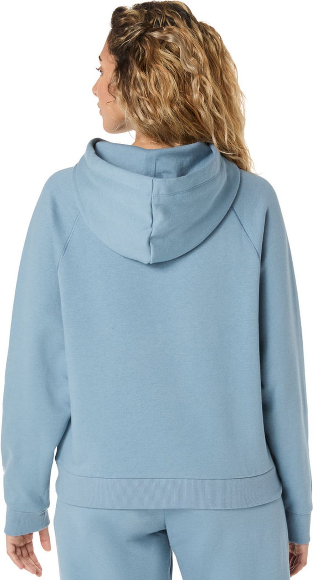 Женская Кофта теннисная Asics Logo Fleece Pullover - saba blue