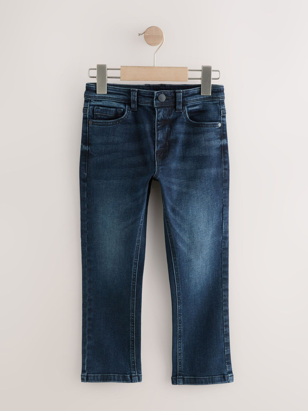 Джинсы стрейч для мальчика Next 123-208, Темно-синий