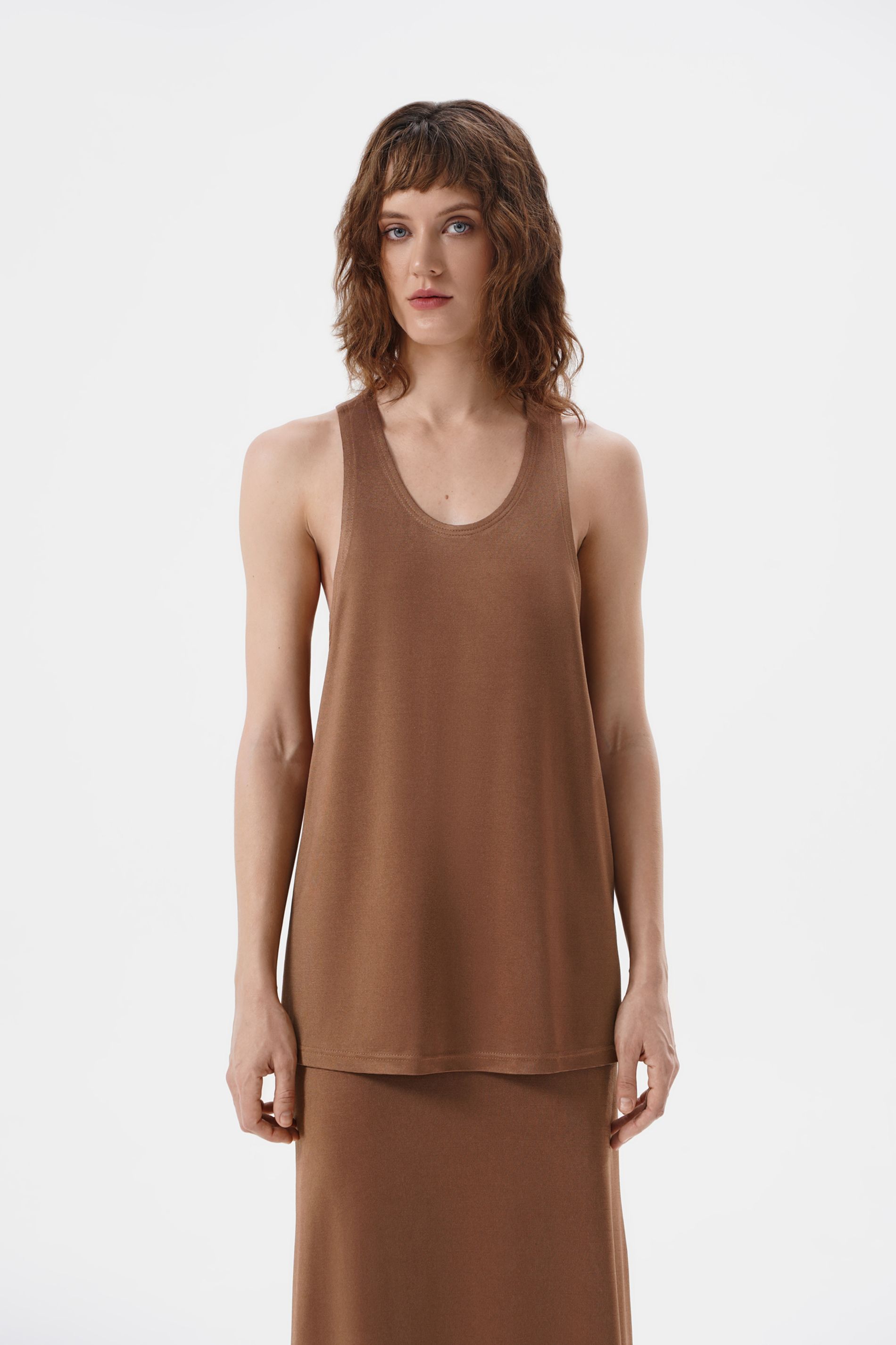 Майка трикотажная camel