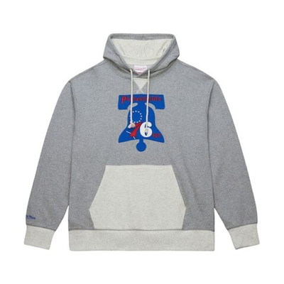 Толстовка Mitchell&Ness Heritage Collection Vintage Fleece Philadelphia 76ers Gray sweatshirt