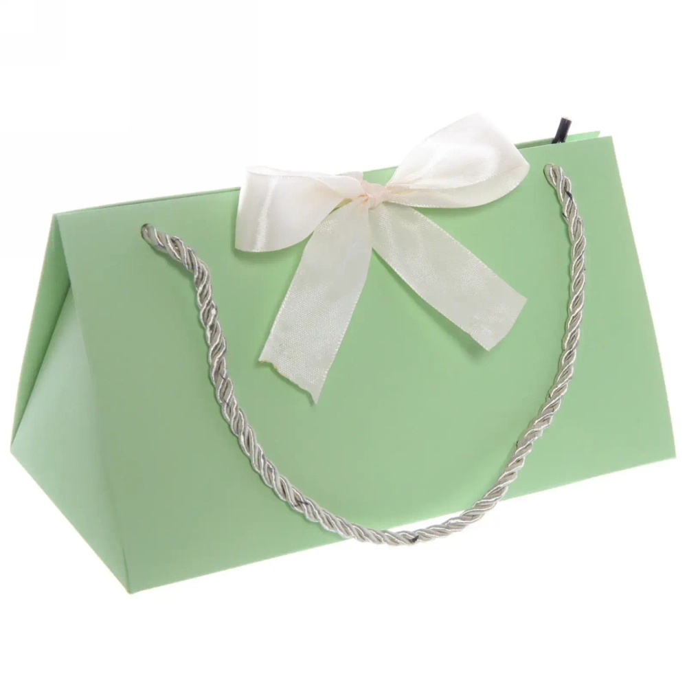 Пакет подарочный «Бант» 12.5*22*11.5 см, микс