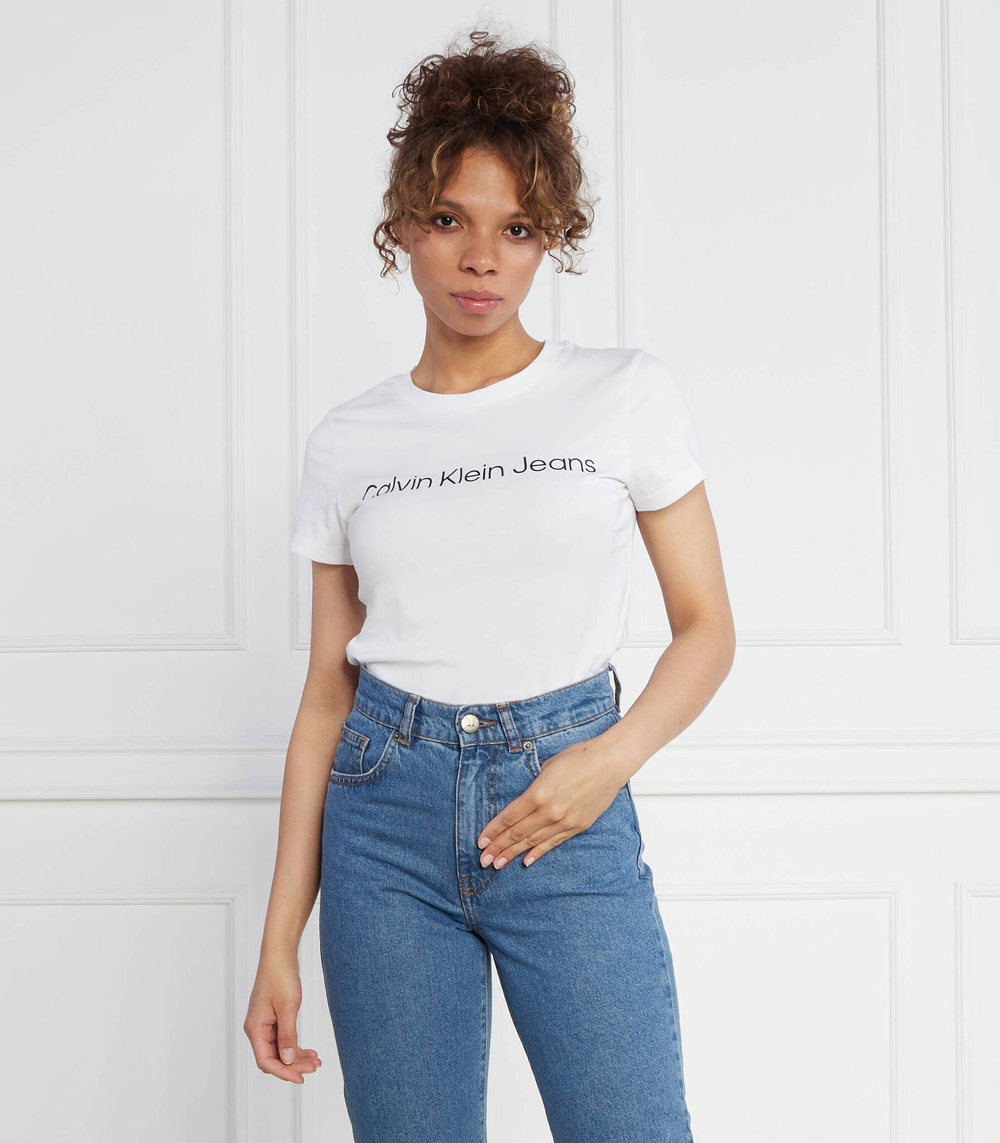 Футболка CALVIN KLEIN JEANS - белый(J20J220253)