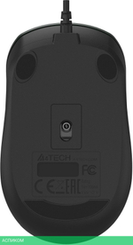 Мышь A4Tech Fstyler FM26 серый/черный/Smoky Grey