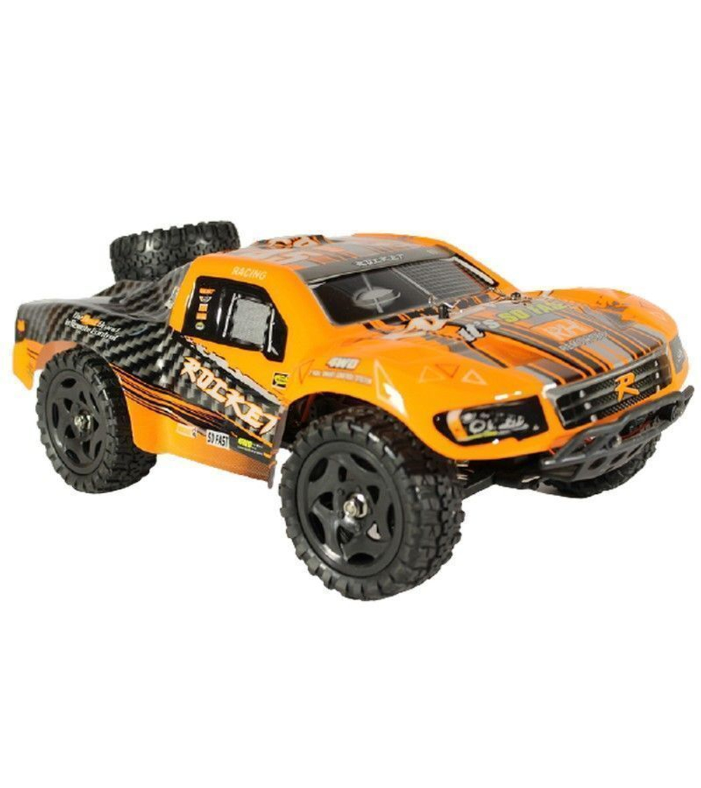 Радиоуправляемый шорт-корс Remo Hobby Rocket Brushless V2.0 (оранжевый) 4WD 2.4G 1/16 RTR