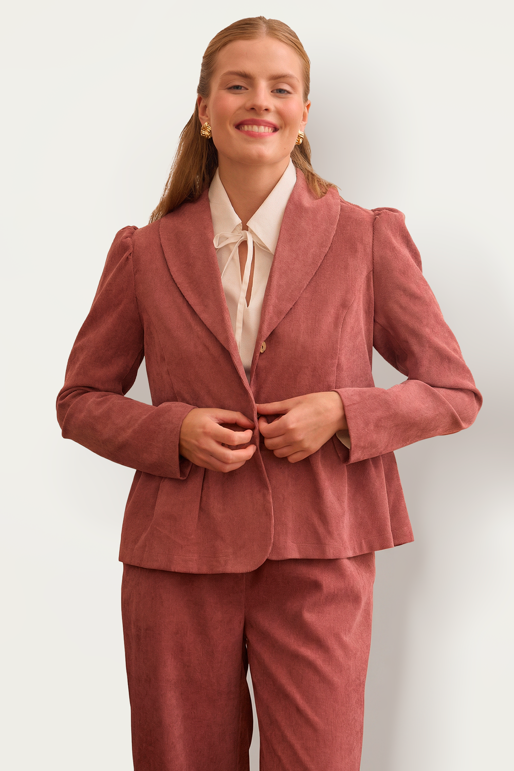 Жакет вельвет укороченный