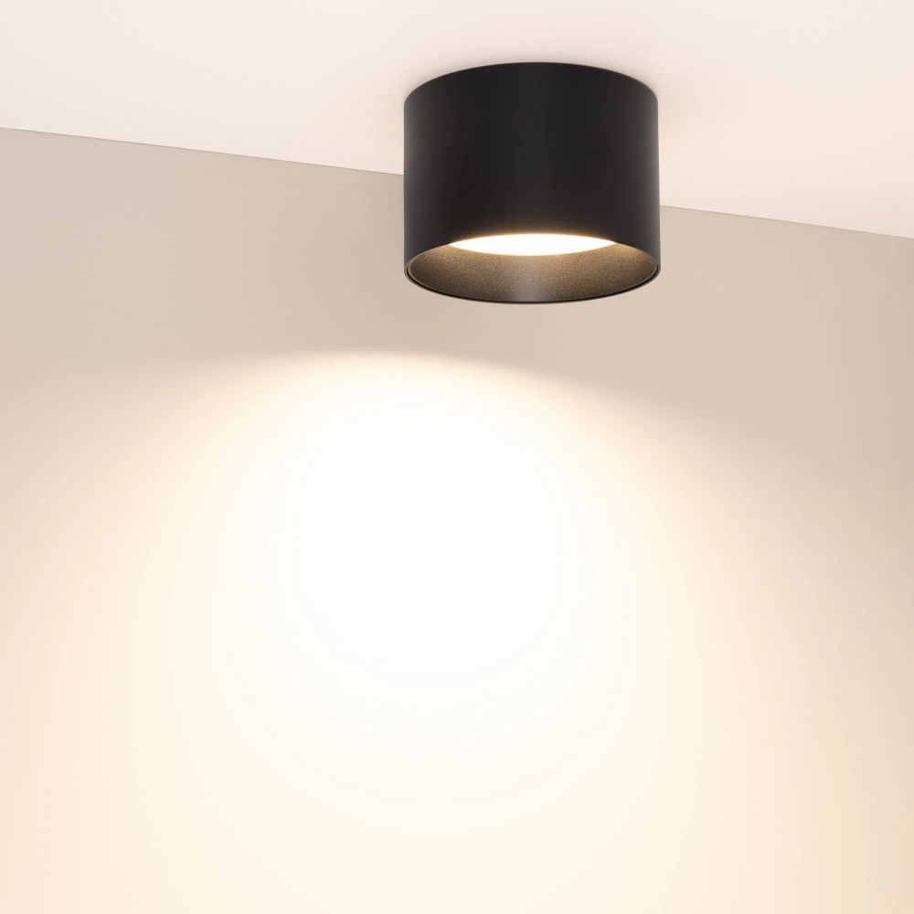 Светильник SP-BISCOTTO-R120-12W Warm3300-MIX (BK, 80 deg, 230V) (Arlight, IP54 Металл, 5 лет) 055010