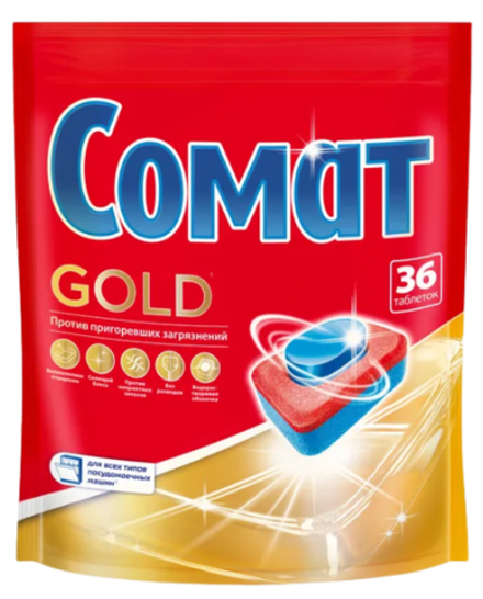Somat Gold Таблетки для посудомоечных машин 36 шт