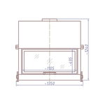 КАМИННАЯ ТОПКА DHF 1100B (STAV)